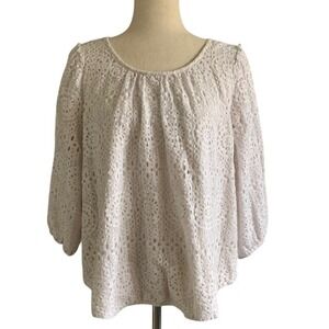 Lagenlook Knit Top XXL Soft Ivory White Romantic Grandmacore Cottagecore Boho